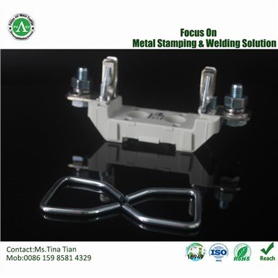 Klipas saugiklių laikikliams