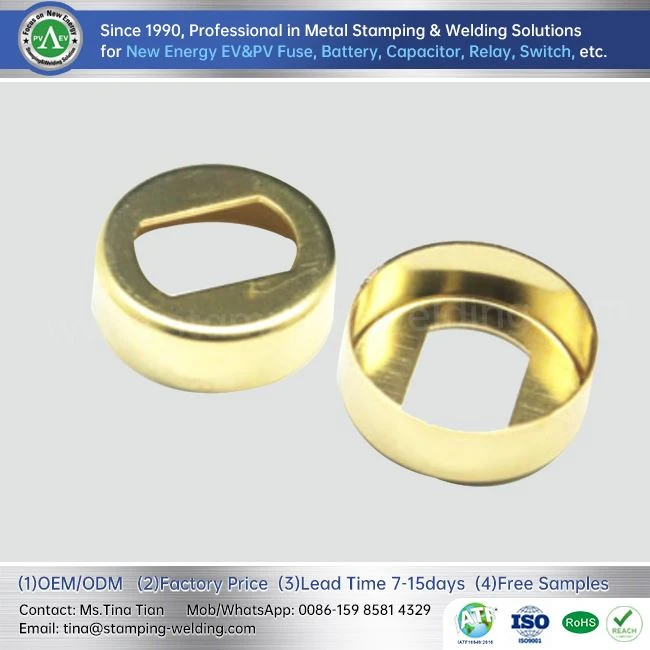 Brass Fuse End Cap for EV