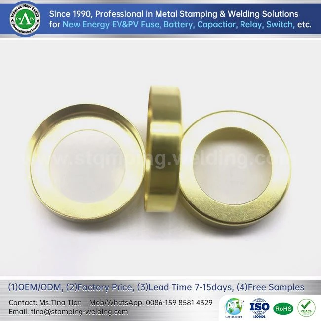 Brass End Cap for EV Fuse