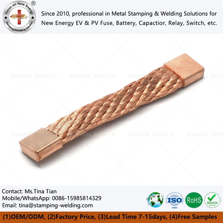 Flexible Braided Copper Busbar