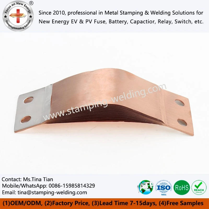Copper Foil Flexible Storage Energy Battery Busbar