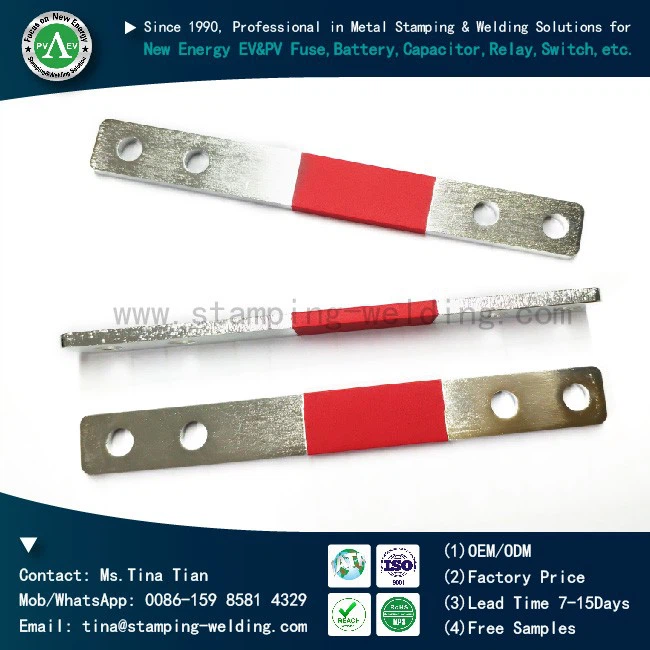 Customized Nickel Plated Battery Copper Busbar