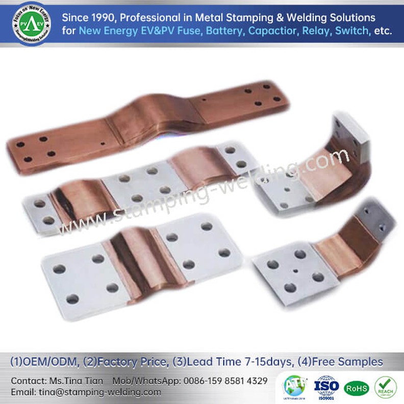 Multilayer Copper Foils Flexible BusBars Multilayer Copper Foils Flexible BusBars