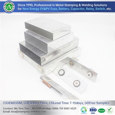 Ličio jonų akumuliatoriaus aliuminio korpusai